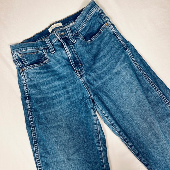 Madewell Denim - Madewell Roadtripper Stovepipe High Rise Straight Leg Blue Jeans‎ Size 28